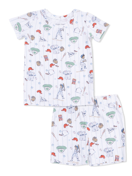 Home Run Baseball Loungewear Short Set
