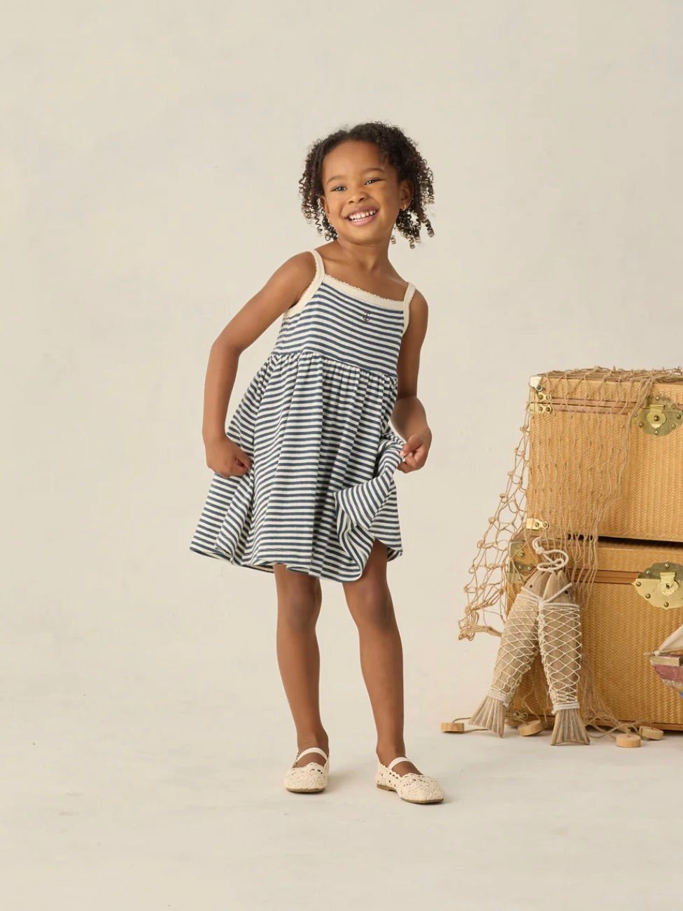 Navy Stripe Lea Dress