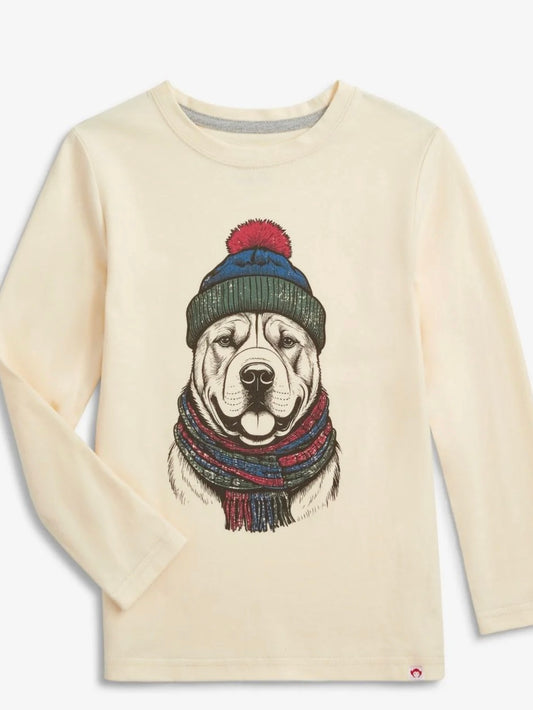 Long Sleeve Tee - Winter Dog