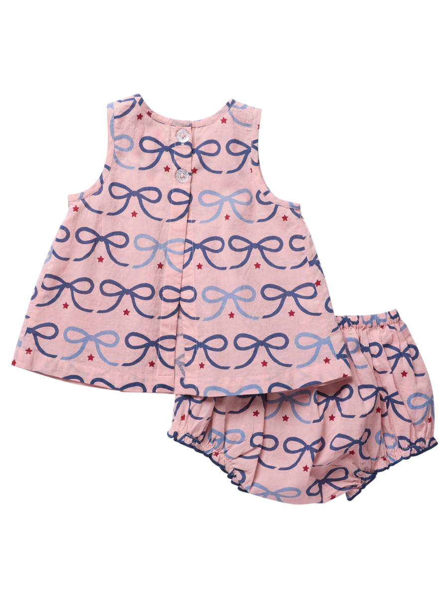 Pink Bows Baby Jaipur Set