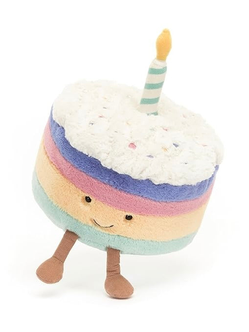 Amuseable Rainbow Birthday Cake