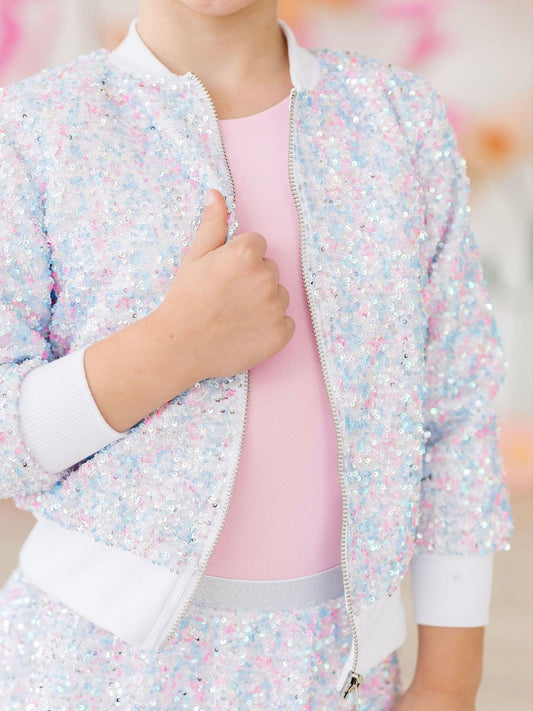 Cotton Candy Sequin Jacket