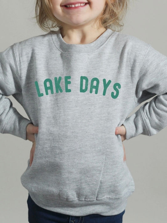Lake Days Toddler Sweatshirt - Athletic Heather