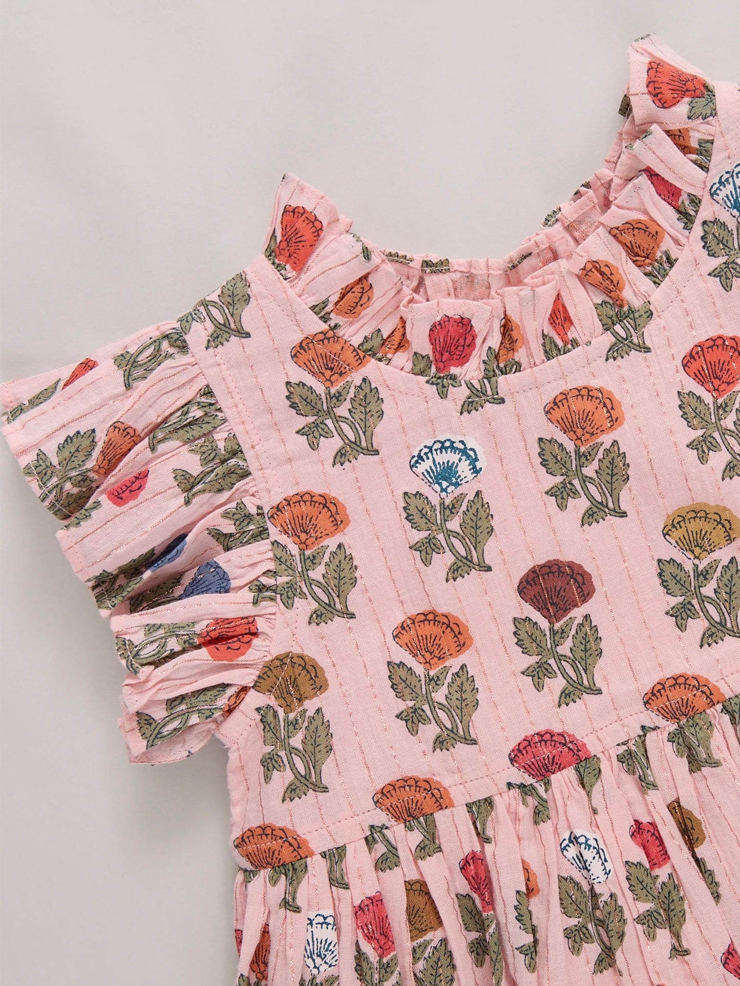 Multi Flower Drop Jennifer Dress