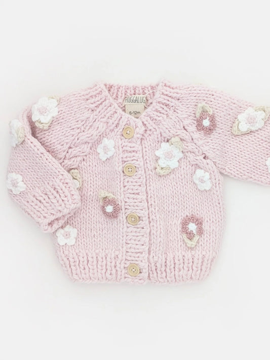 Flower Cardigan - Blush