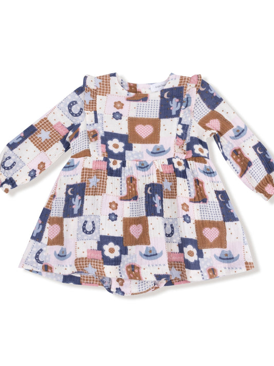 Patchwork Cowgirl Bubble