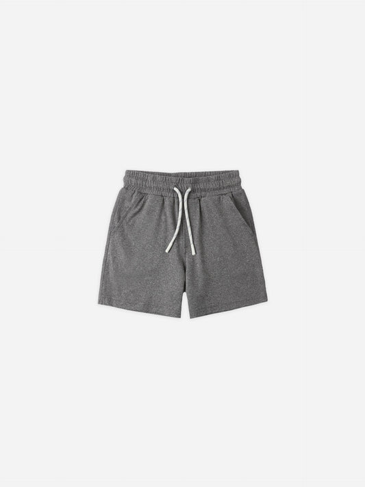 Heathered Black Oceanside Tech Short