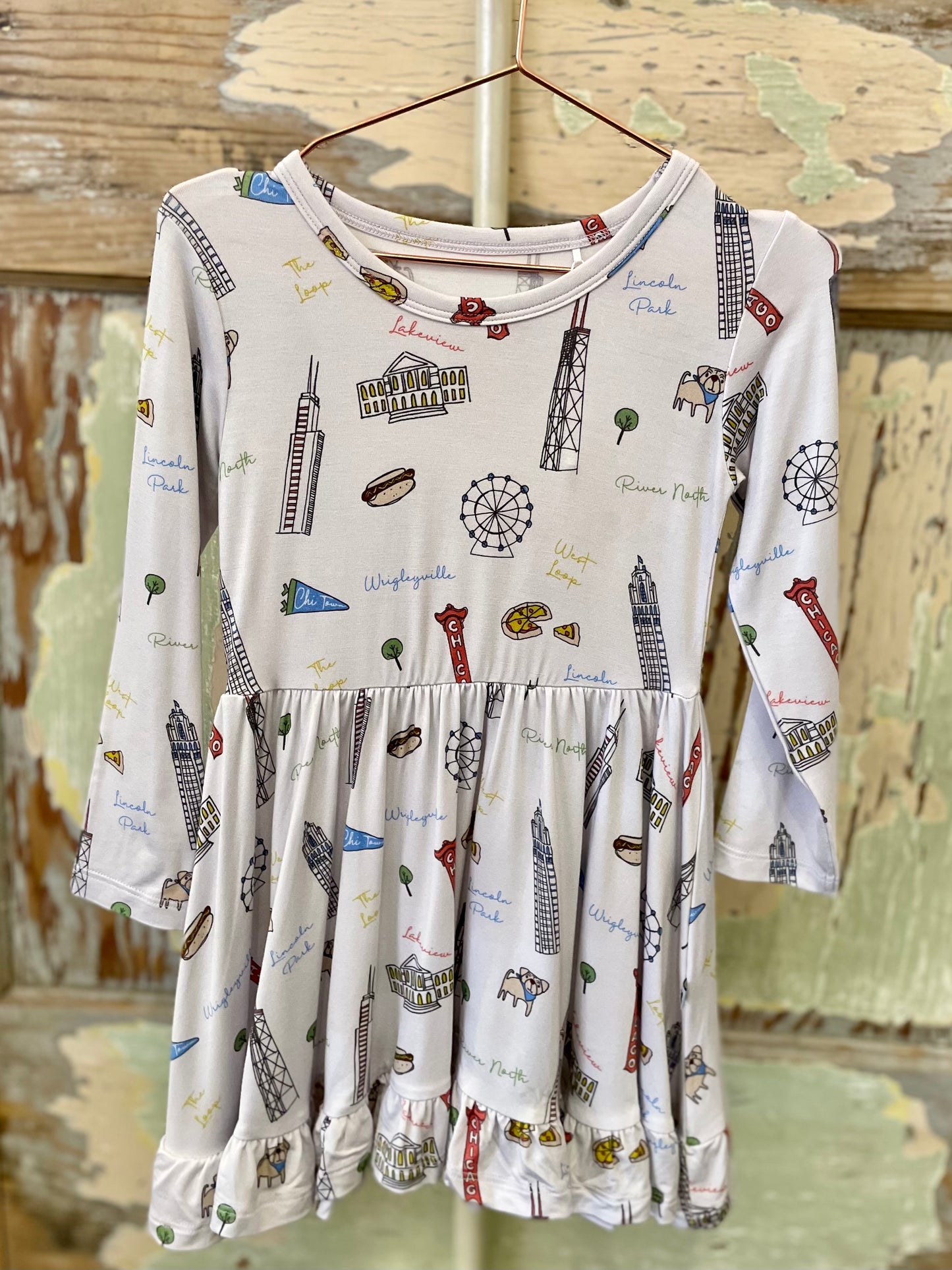 Sweet Home Chicago Twirl Dress