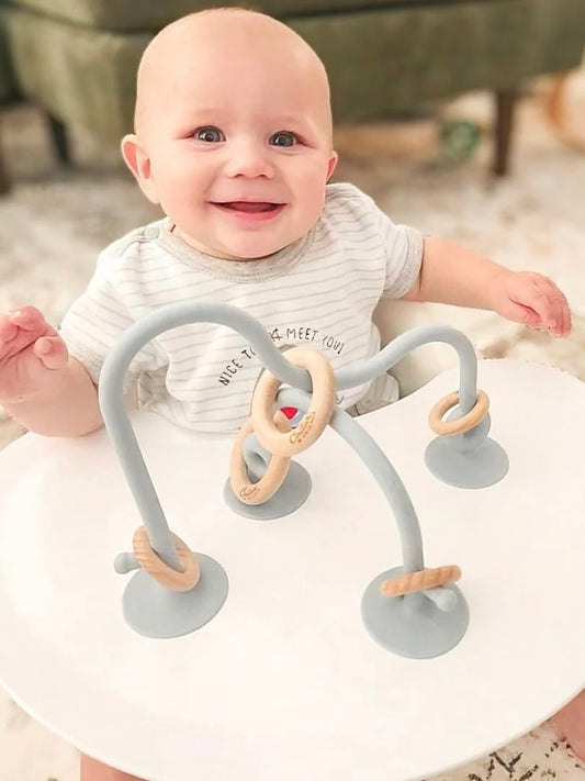 On-The-Go Suction Table Toy - Powder Blue