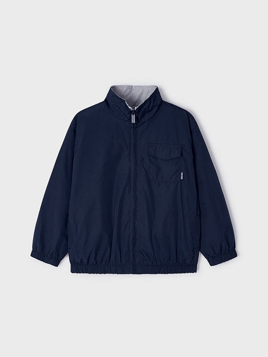 Navy Reversible Windbreaker