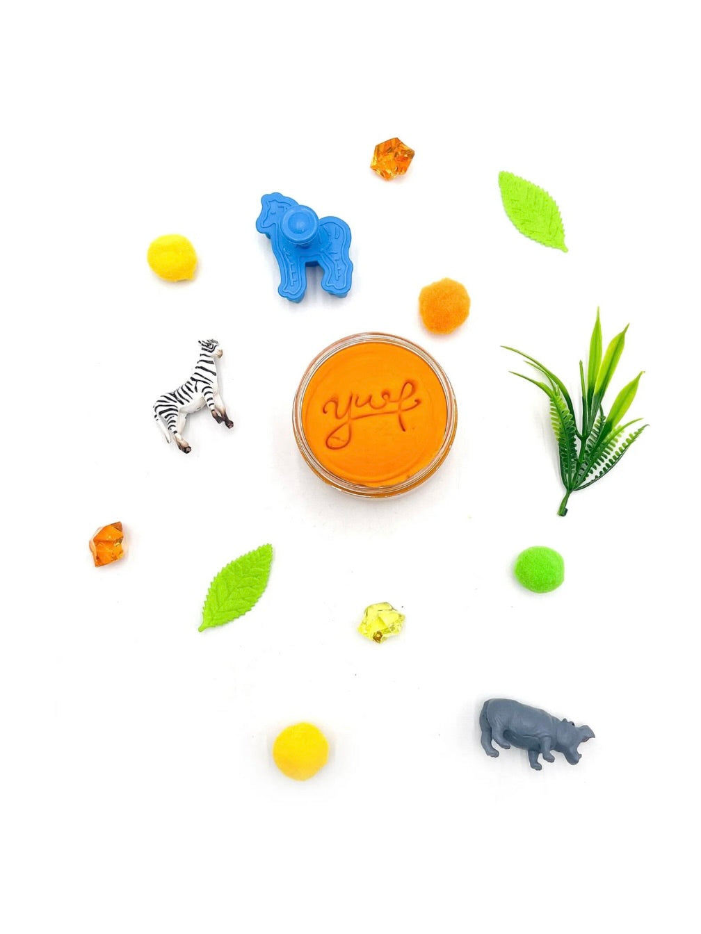 Grab & Go Dough Jar - Zoo
