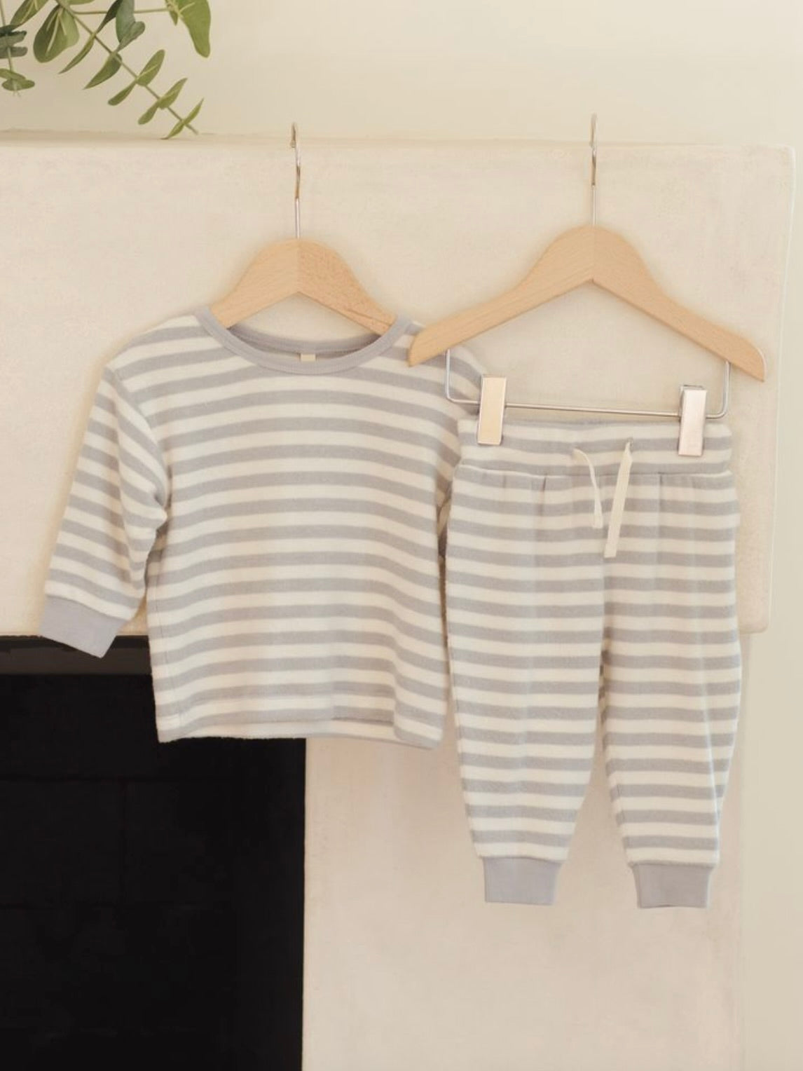 Blue Stripe Cozy Set