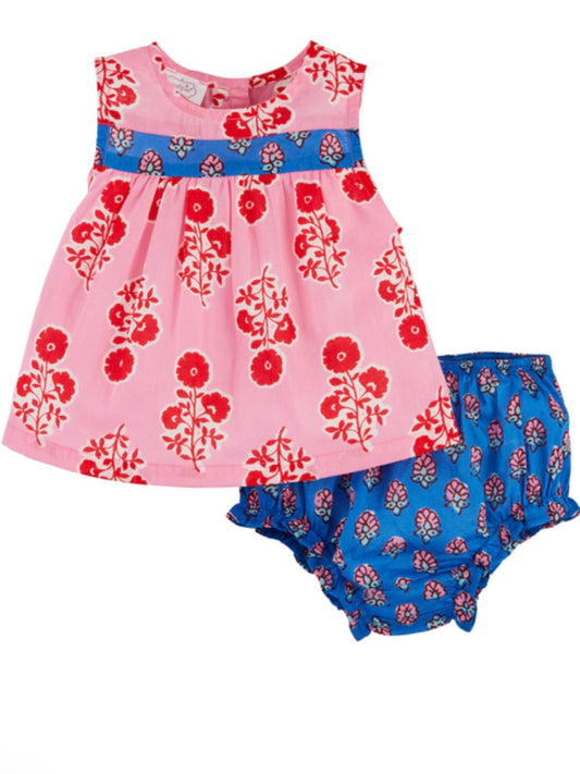Mixed Print Pinafore