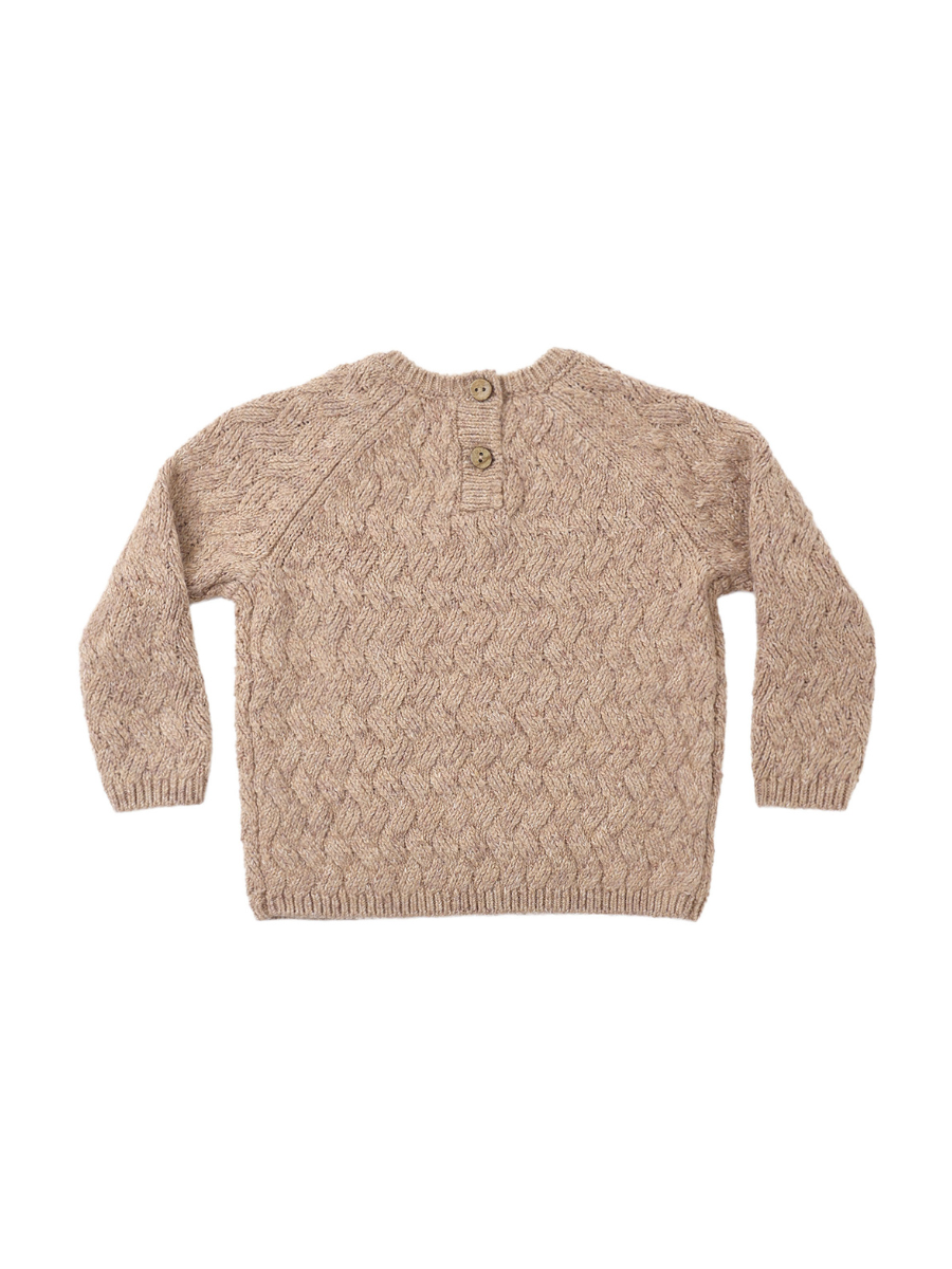Heather Almond Knit Sweater