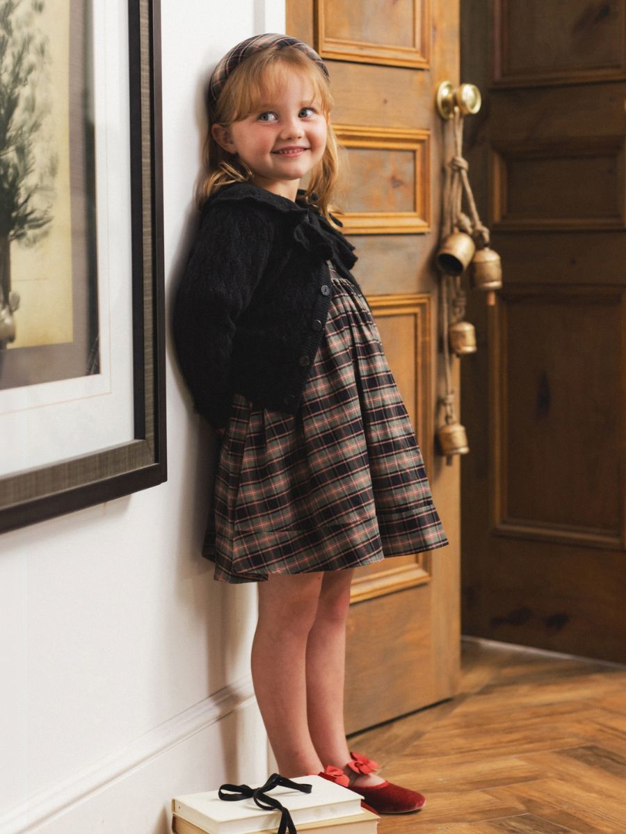 Black Ruffle Cardigan