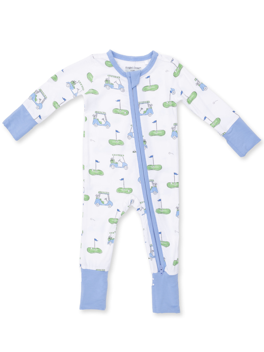 Blue Golf Carts Convertible Romper