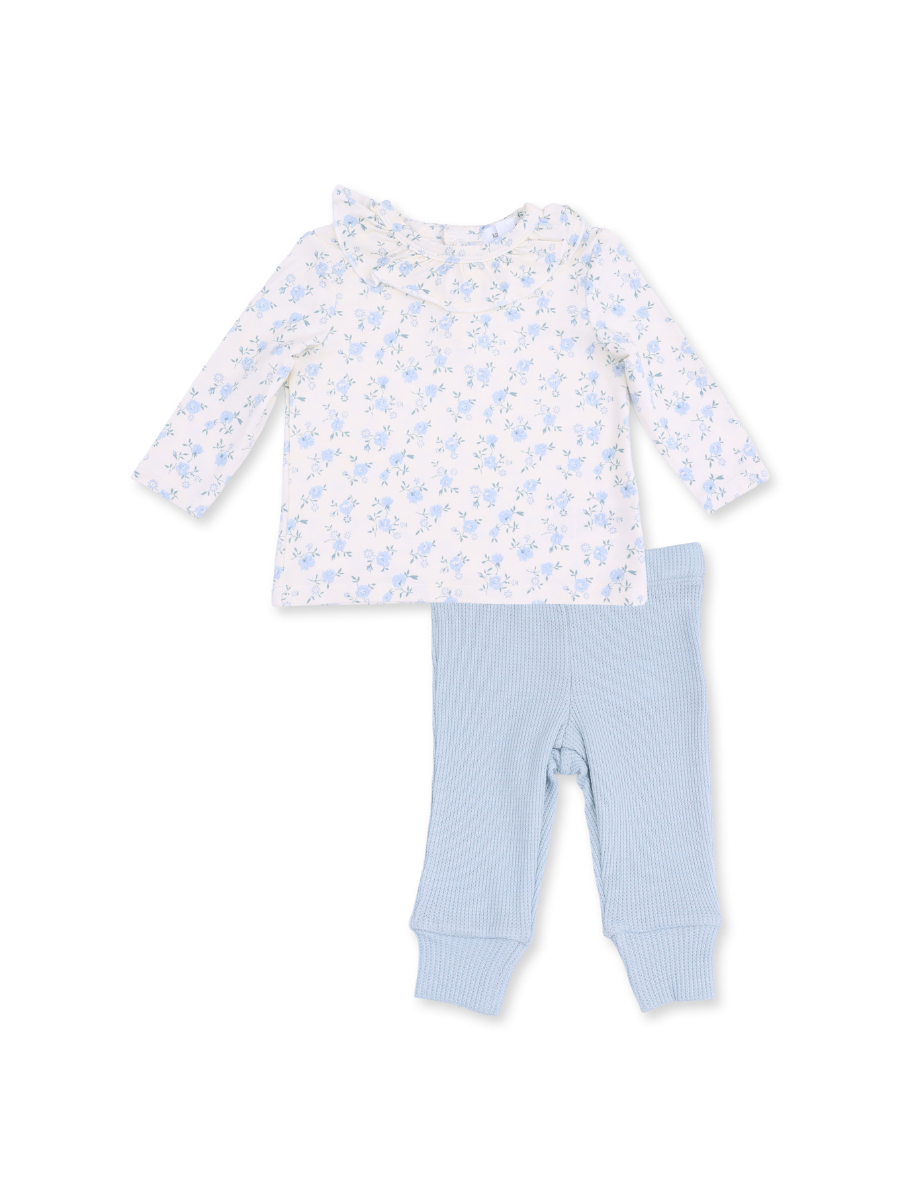 Rose Briar Long Sleeve Ruffle Top + Pant