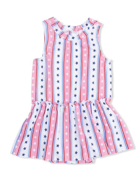 Stars and Stripes Bodysuit with Skirt