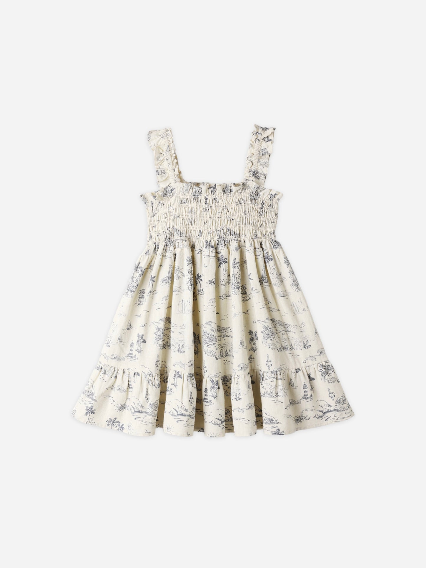 Ocean Toile Sutton Dress