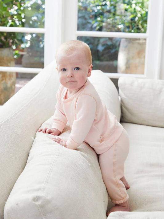 Light Pink Eco Fleece Loungewear Set