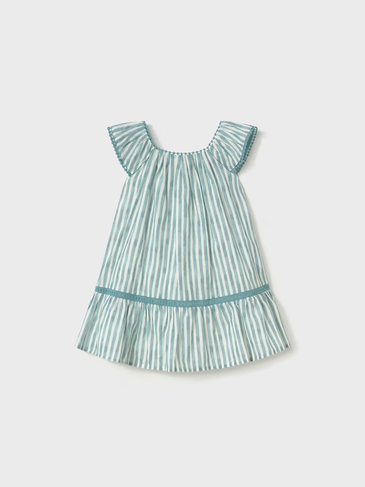Striped Dress - Emerald