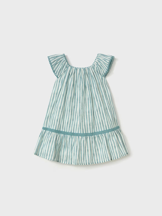Striped Dress - Emerald