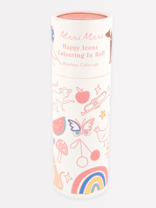Happy Icons Coloring Roll