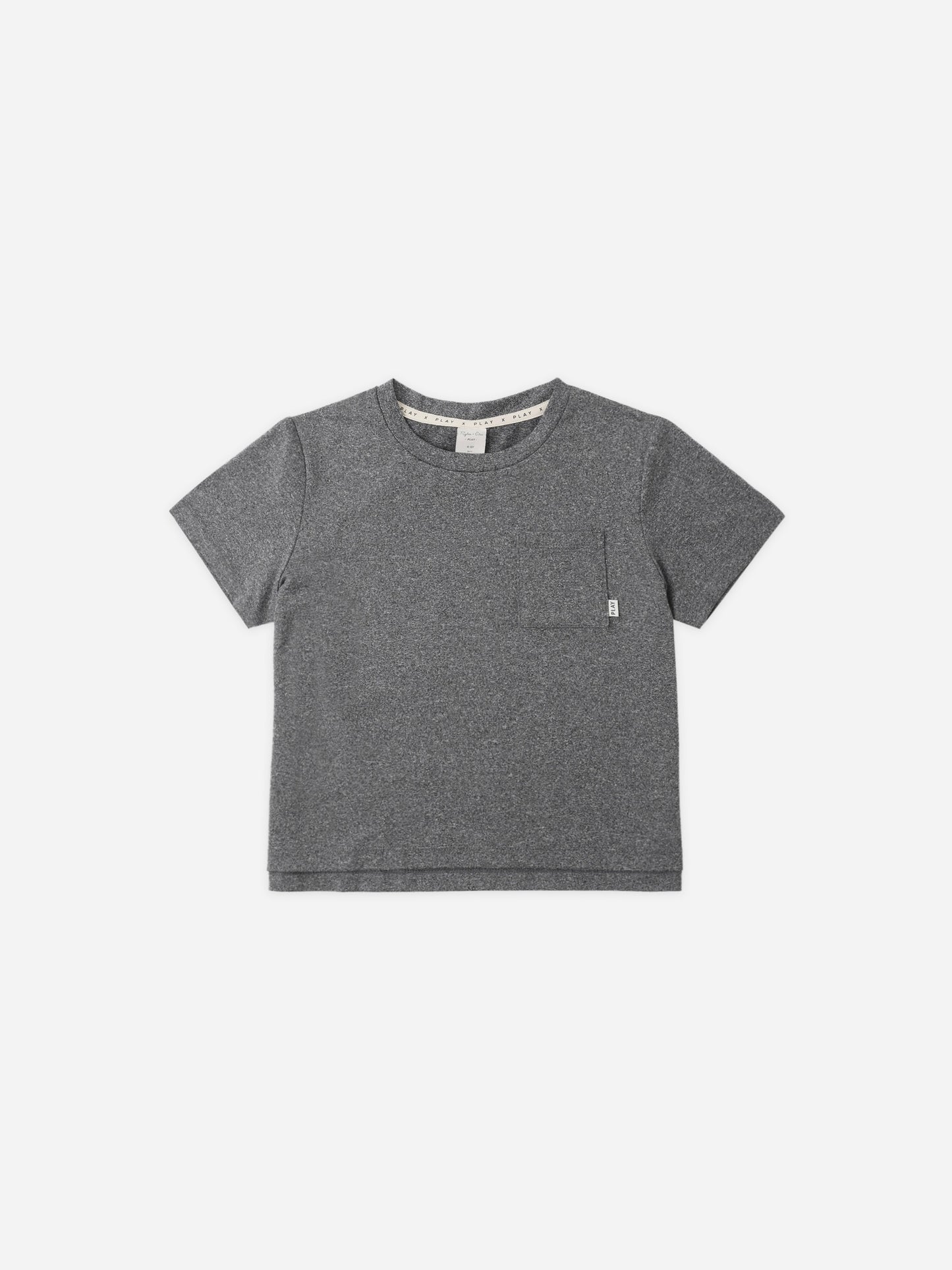 Heathered Black Cove Essential Tee