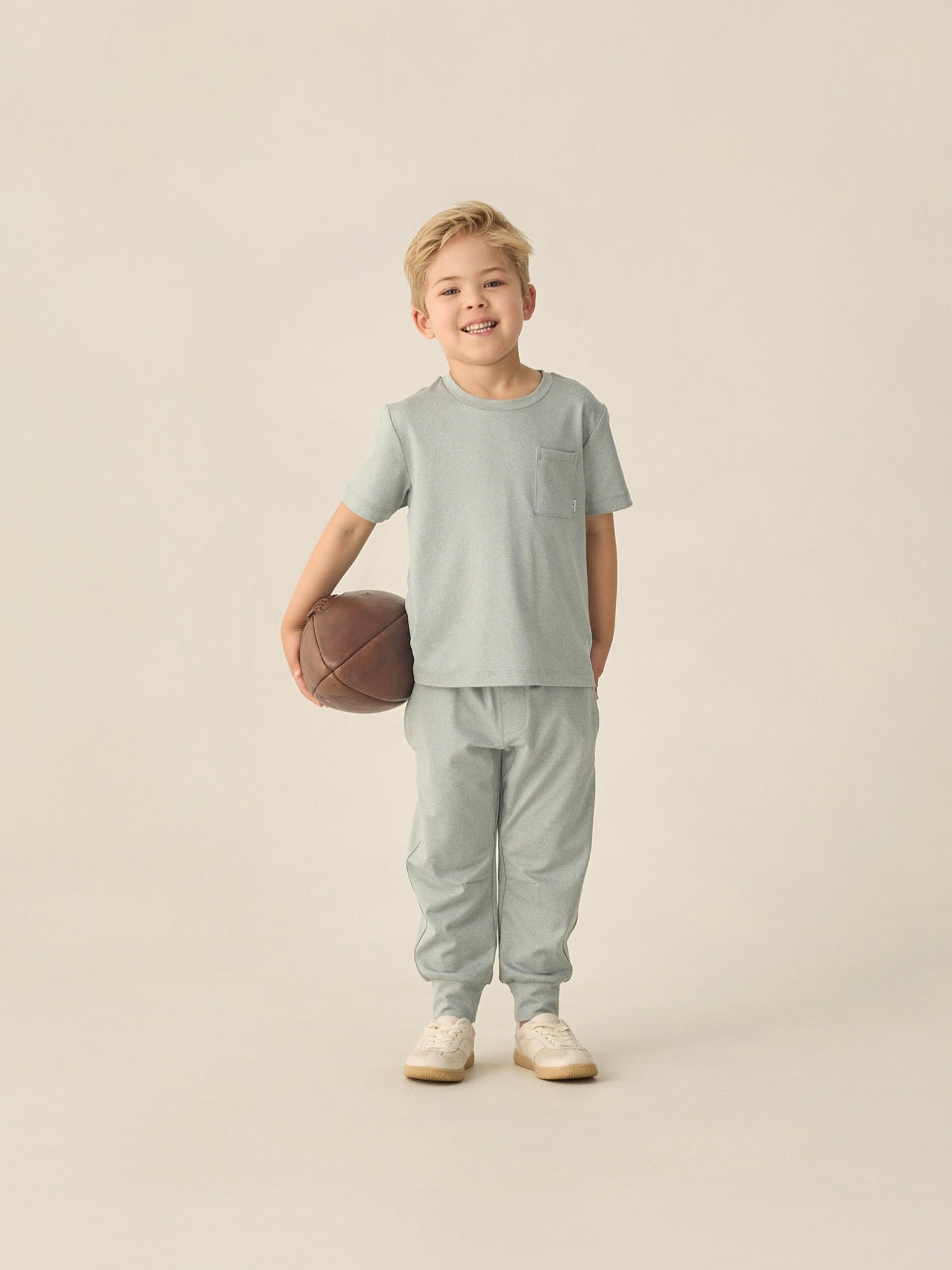 Heathered Sea Green Century Tech Jogger