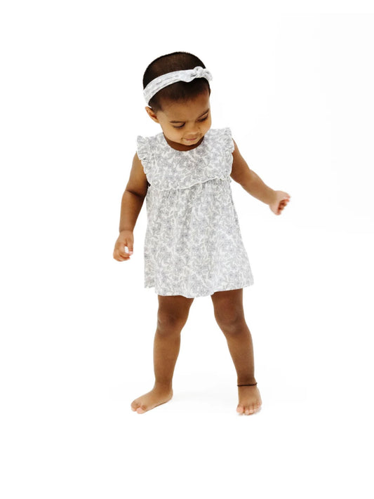 Forget Me Not Floral Ruffle Top & Bloomer