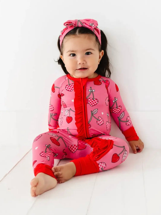 Convertible Footie - Cherries