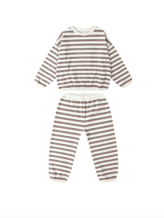 Natural Vintage Stripe Relaxed Set