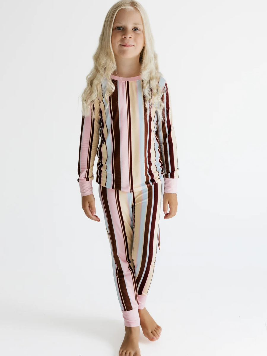Capri Stripe Two Piece Set