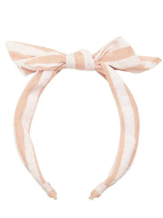 Wide Stripe Tie Headband