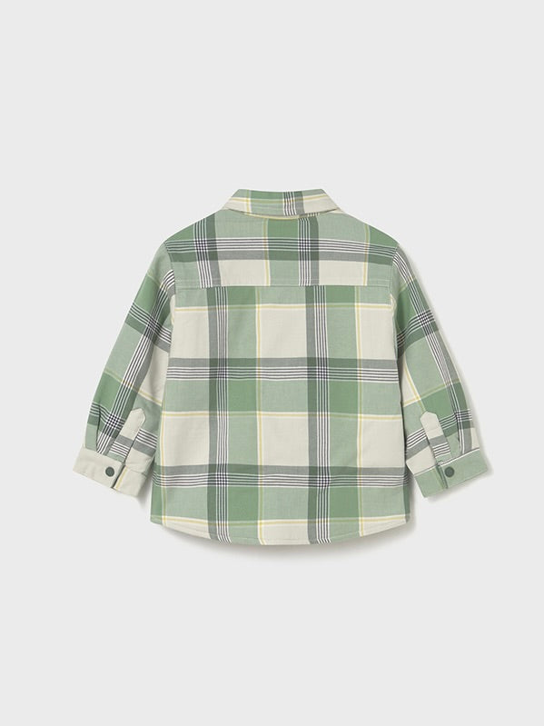 Plaid Shacket - Green