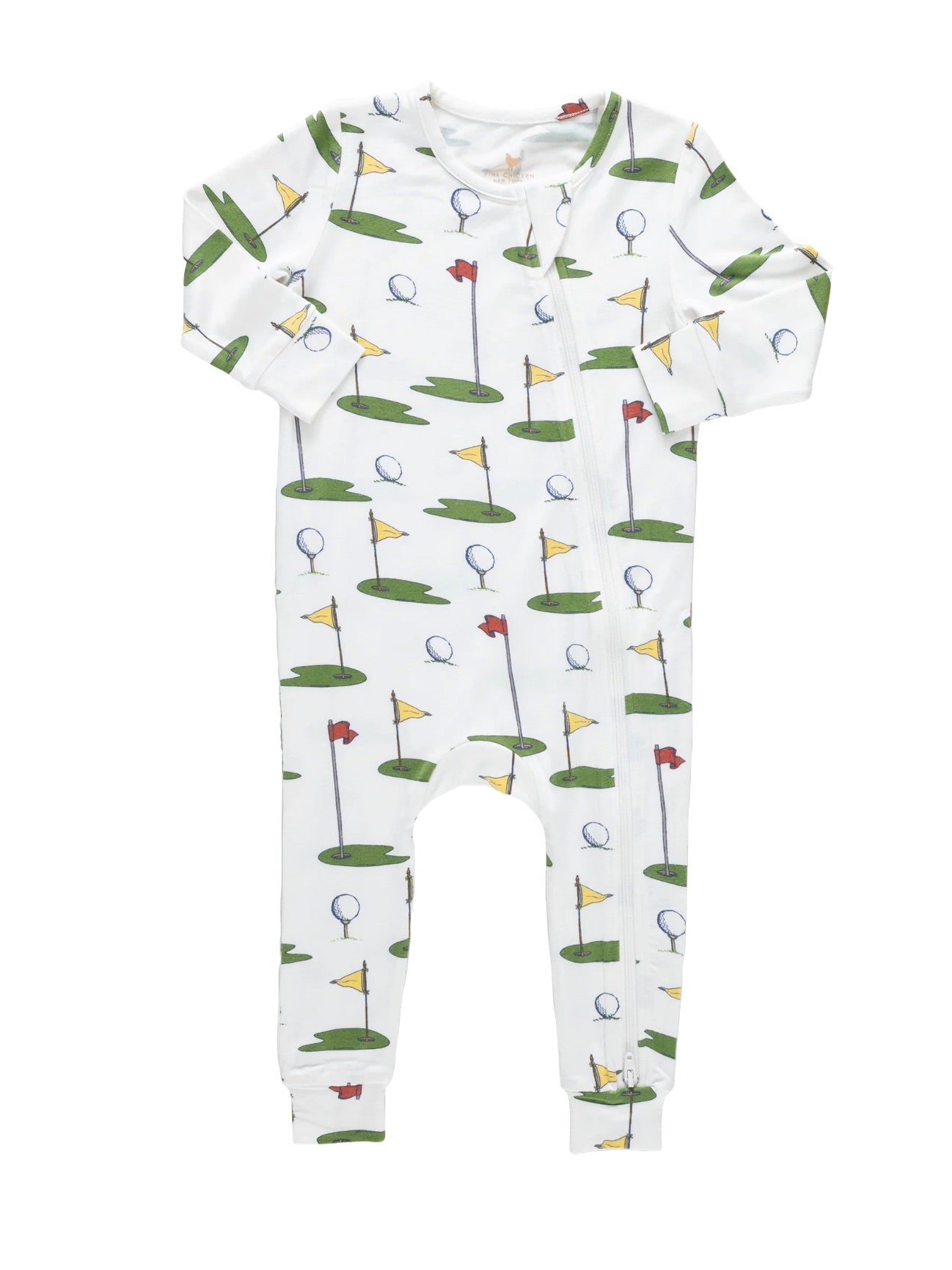 Cream Golf Baby Bamboo Romper