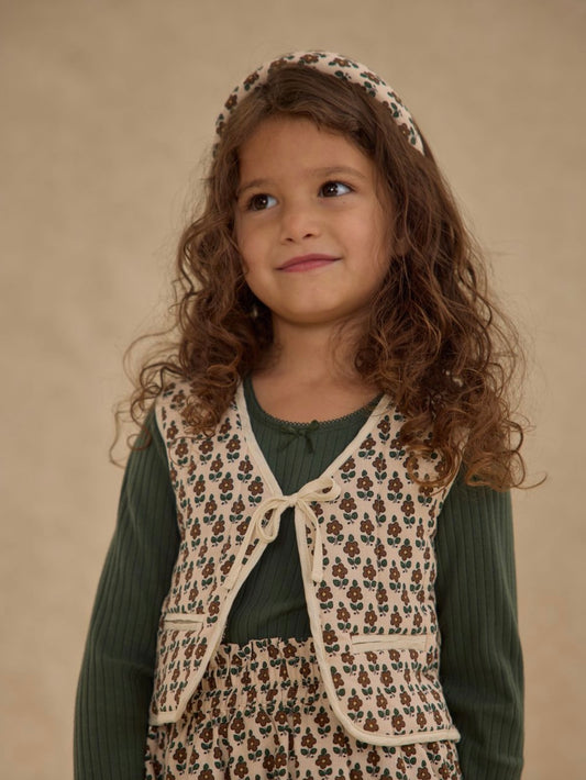 Harvest Floral Quilted Vest