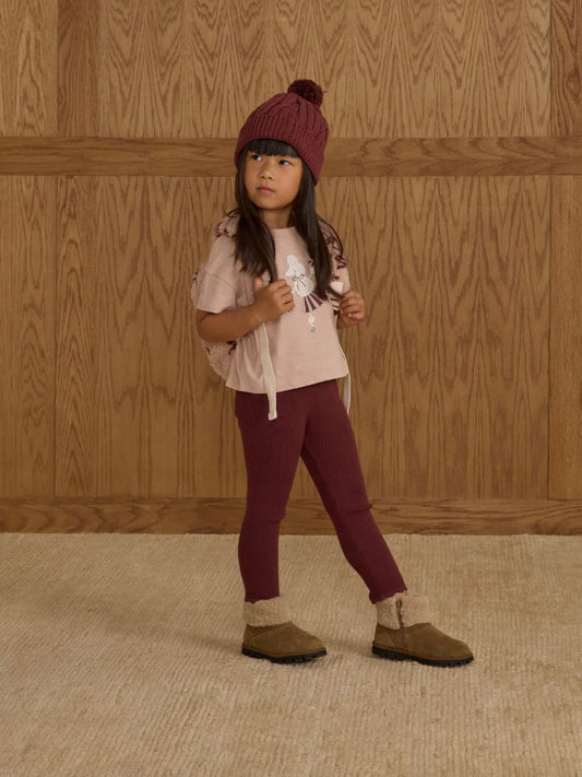 Burgundy Legging