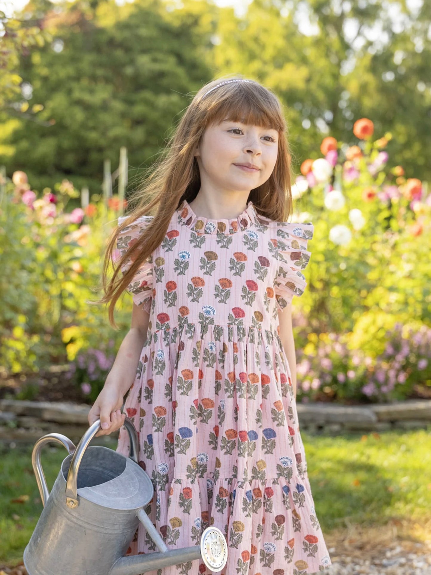 Multi Flower Drop Jennifer Dress