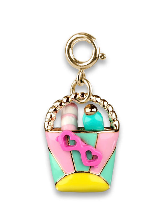 Charm It! Gold Beach Bag Charm