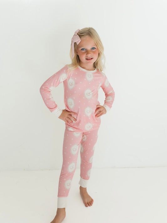 Swan Bloom Two Piece PJ Set