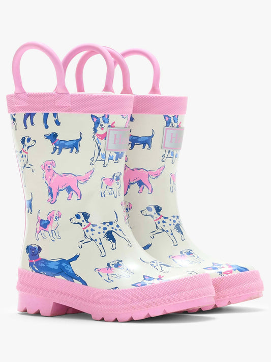 Pink Pups Rain Boots