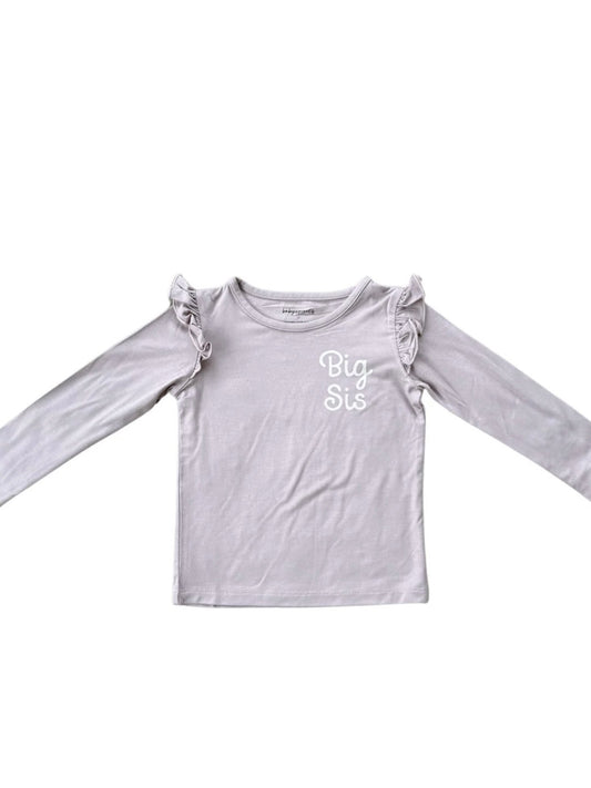 Long Sleeve Ruffle Top - Big Sis