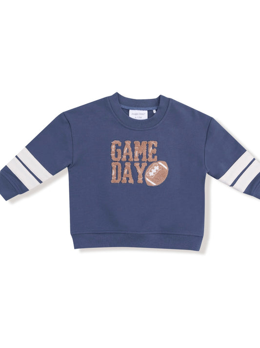 French Terry Sport Sweatshirt - Varsity Indigo Football