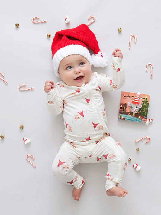 Small Santas Bamboo Romper