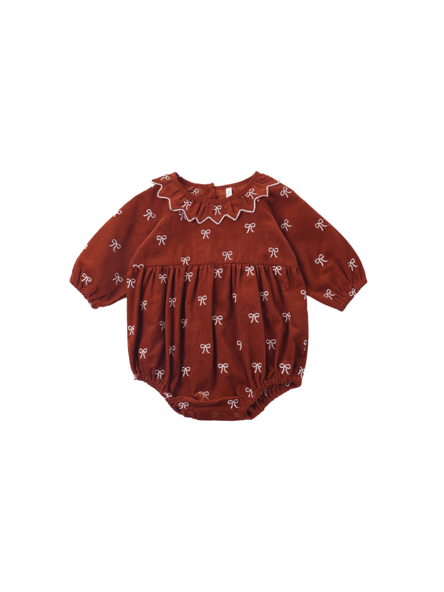 Ruby Bow Freya Romper