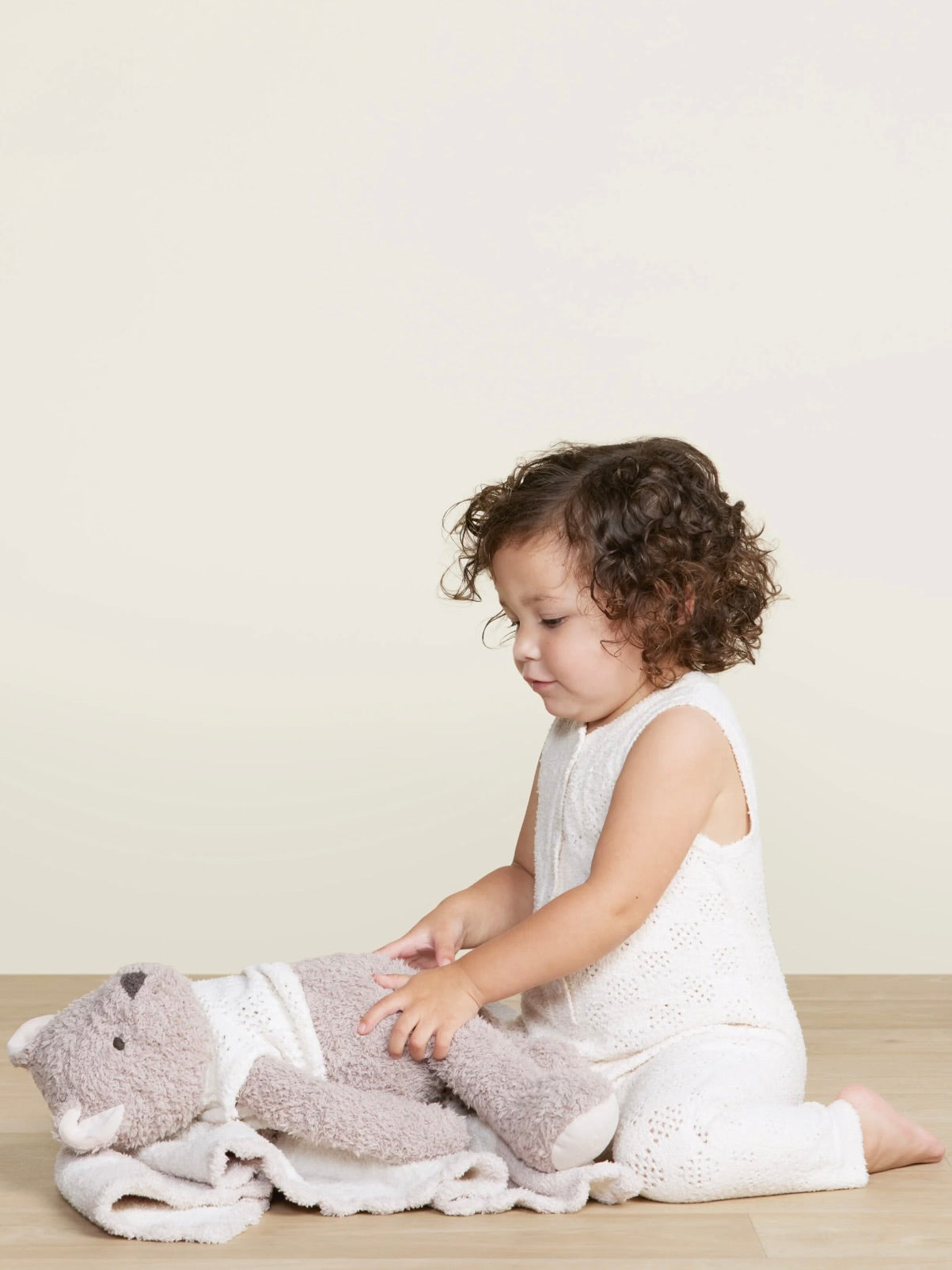 Cozychic Bear Buddie - Taupe Vest