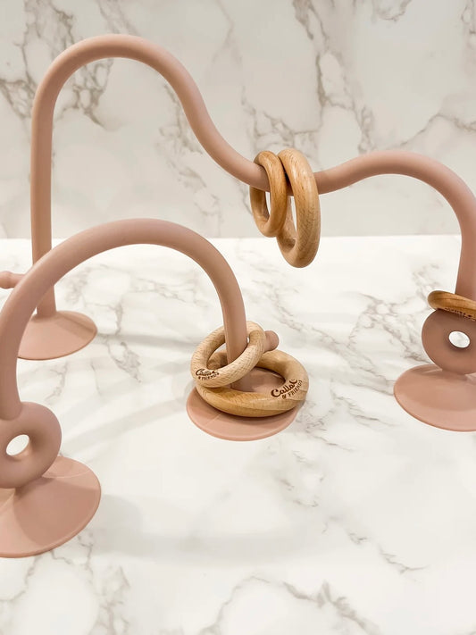 On-The-Go Suction Table Toy - Petal Pink
