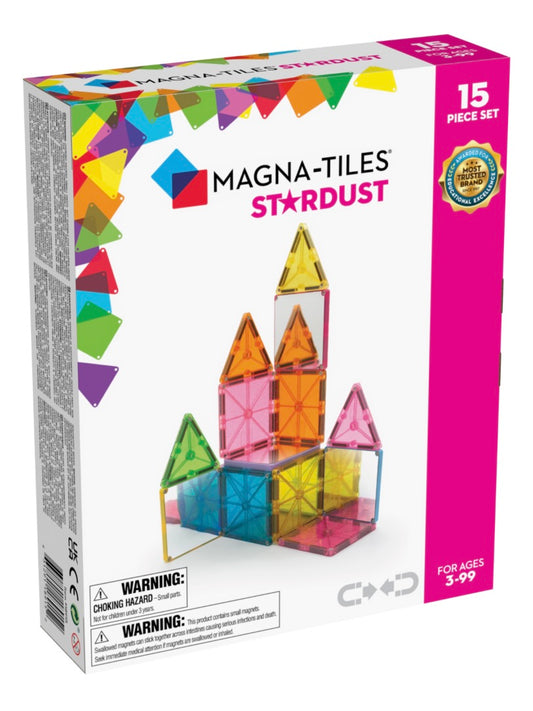 Magna-Tiles Stardust 15 Piece Set