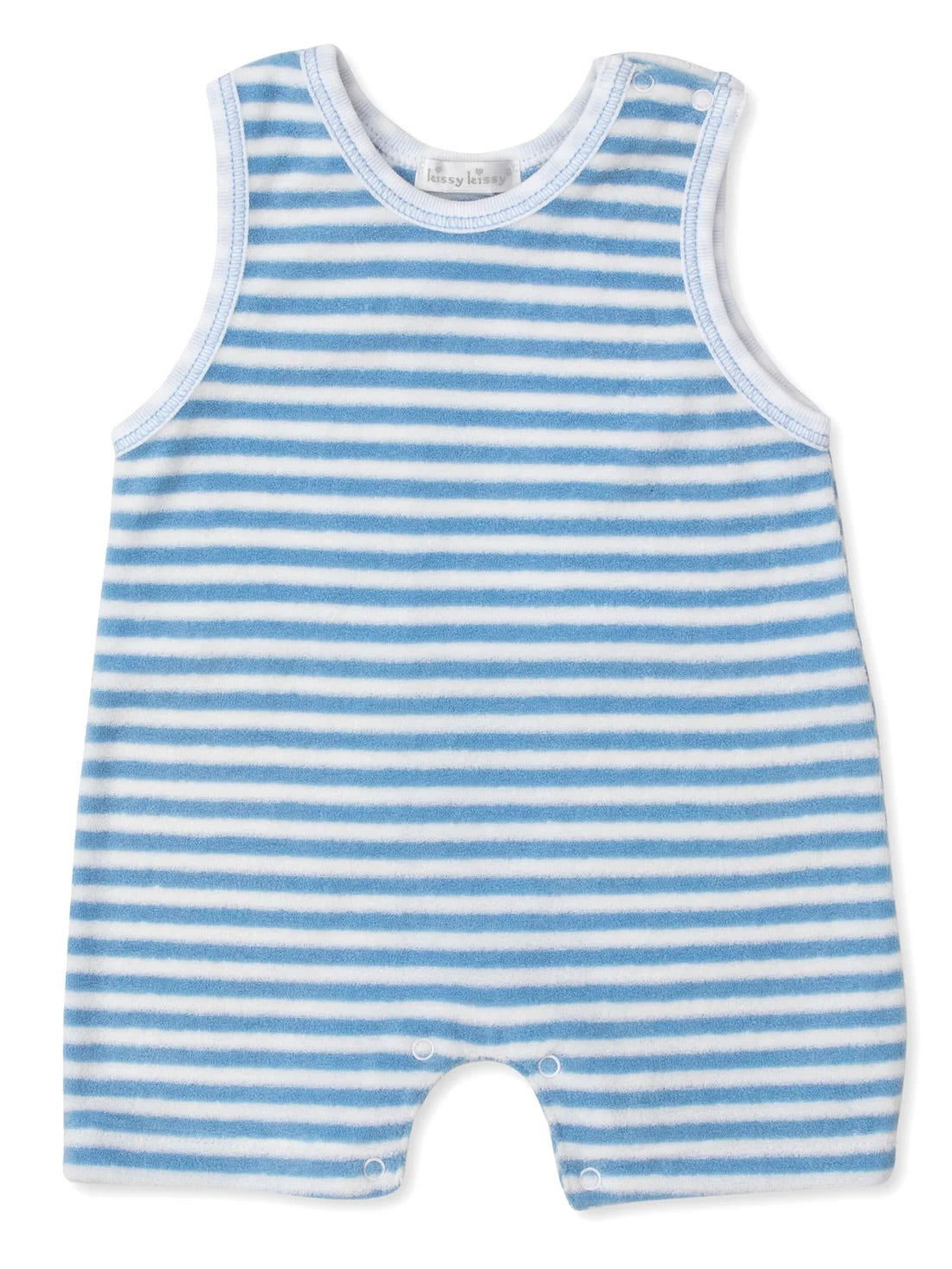 Light Blue Stripe Terry Playsuit